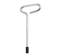 Piquets de pêche sur glace | Piquet de tente fileté universel en acier inoxydable - Outil de forage pour tente de pêche d'hiver, pour camping, survie, aventure en plein air, randonnée, pique-nique