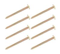 Piquets de Repère D'arpentage Dorés en Acier Inoxydable 8 Pièces | Marqueurs de Limites, Usage Construction et Relevés Mobiles, Design Portable, Pose Simple