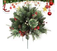 Piquets de Sol | Tuteur Universel Sapin de Noël | Décorations Art Spikes pour Insérer des Panneaux dans Le Sol pour Porche Printemps Extérieur Allée Pelouse Jardin