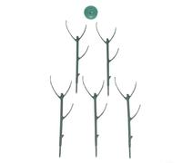 Piquets de support empilables verts pour Monstera conçus pour une insertion stable du sol et des options de fixation flexibles pour une gestion continue de la croissance (5)
