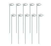 Piquets de Support pour - Anneau métallique de 50 cm, Pointes réutilisables, Tige d'escalade à Tige Unique, Support de Fixation de en Fer | Tomate Amaryllis Pivoine jardinière en Pot jar