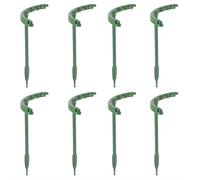 Piquets de support pour plantes en pot, anneaux de support de fleurs en forme de U, anneau de support demi-rond, supports modulaires pour tomates, hortensias, plantes d'intérieur