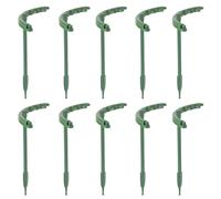 Piquets de support pour plantes en pot, anneaux de support de fleurs en forme de U, anneau de support demi-rond, supports modulaires pour tomates, hortensias, plantes d'intérieur