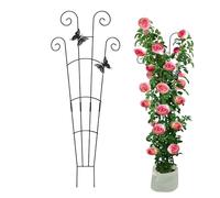 Piquets de Support pour - Treillis en métal, Aide à l'escalade intérieure et extérieure, Structure décorative des de Jardin, Assistant de Croissance des légumes et des Fleurs | pour