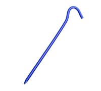 Piquets De Tente 18cm Question Mark Aluminum Tent Floor Hooks Extended All Stakes for Outdoor Camping Tents(10pcs Blue)