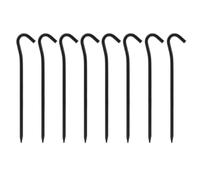 Piquets De Tente 8-Pack High-Strength Aluminum Alloy Outdoor Camping Tent Pegs Stakes Nails Ground Spike for Canopy(Black)