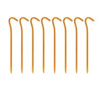 Piquets De Tente 8-Pack High-Strength Aluminum Alloy Outdoor Camping Tent Pegs Stakes Nails Ground Spike for Canopy(Yellow)