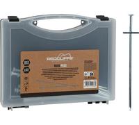 Piquets de Tente Adaptés aux Sols Durs et au Gazon 20 pièces