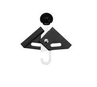 Piquets de tente de type lourd à angles régulables antidérapants avec clip de renfort pour stabilité, coupe-vent, accessoires de camping