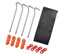 Piquets de tente d'extérieur de type lourd Ancrages au sol Piquets de tente de camping en plein air pour la stabilité des engrenages Piquets de camping antidérapants