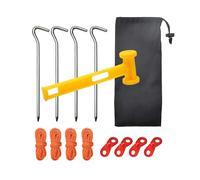 Piquets de tente d'extérieur de type lourd ancrages au sol piquets de tente de camping pour la stabilité des engrenages piquets de sol de type lourd