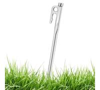 Piquets de Tente en Métal - Résistant À l'usure Et Portatif | Polyvalent | Crochet Portatif, Pointes Conviviales, Accessoires De Tente pour Aménagement Paysager Et Sécurisation des