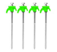Piquets De Tente en Métal Screw Nail Rotatable Tent Drilling Fixed Nails Camping Iron Anchors Strong Hold Design Portable Pegs