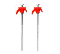 Piquets De Tente en Métal Screw Nail Rotatable Tent Drilling Fixed Nails Camping Iron Anchors Strong Hold Design Portable Pegs