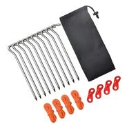 Piquets de tente portables résistants au vent - Piquets de plage multifonctionnels pour équipement de survie en plein air - Durabilité - Piquets de randonnée