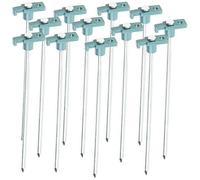 Semptec Piquets de tente 25,5 cm pour sols durs et pierreux Ø 7 mm – 12 pièces