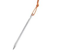 Piquets de tente robustes - Piquets de tente de camping | Piquets de tente en aluminium de 17,8 cm avec cordes de traction | Piquets de tente robustes, piquets d'auvent durables pour le camping, la