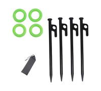 Piquets de tente robustes pour camping - Piquets résistants au sable avec pointes renforcées - Accessoires de stabilité toutes saisons