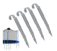 Piquets de trampoline - Piquets de fixation robustes pour balançoire d'hiver, outil d'ancrage pour équipement de plein air