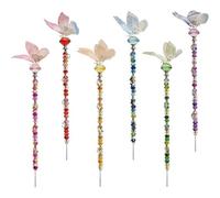Piquets Décoratifs De Jardin De Fées - Kit de Piquets Magique,Décoration Extérieure pour Événements Jardin Potager