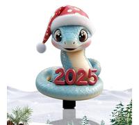 Piquets décoratifs de jardin de serpent, piquets de jardin en acrylique pour jardin extérieur, piquets de paysage pour pots d'animaux résistants aux intempéries pour balcon et terrasse