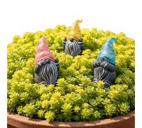 Piquets Décoratifs De Jardin Printemps - 3 Décorations Extérieures Lumineuses Mignonnes - Piquet Extérieur Pelouse Figurine Gnome - Pour Fête Vacances Anniversaire Pelouse Patio Parterre De Fleurs Pot
