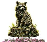 Piquets Décoratifs Jardin Panneau Animal Extérieur Drôle en Acrylique 2D