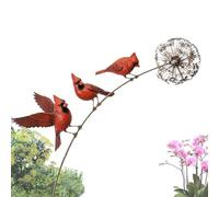 Piquets décoratifs pour plantes | Fleur animale antirouille | Jolis piquets de décoration de jardin d'extérieur | Pour pelouse, terrasse, porche, parterre de fleurs, clôture, allée, paysage, pots de