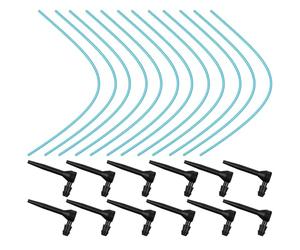 Piquets d'érable - avec extracteur antidérapant dans le tube | Kit d'extraction de 12 pièces pour la sève | pour une utilisation en extérieur au printemps, dans le jardin, l'école, les débutants et