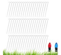 Piquets d'Extérieur pour Lumières - 30 Cm Décoration Festive pour Pelouse Et Sol - Piquets de Sol pour Lumières de Noël | pour Jardin Terrasse Allée Porche Arrière-Cour Ferme Balcon