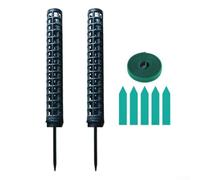 Piquets en plastique pour plantes grimpantes pour utilisation en intérieur, supports réglables pour plantes grimpantes avec étiquettes et attaches pour favoriser un développement sain des plantes