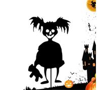 Piquets Halloween pour jardin Décoration Pour Halloween En Acier Inoxydable