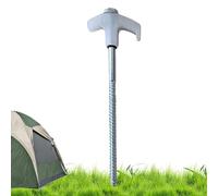 Piquets hexagonaux, piquets de tente percables, ancrages à vis de sol de 20 | Piquets de camping, coupe-vent, piquets à vis, maintien ferme pour le camping en plein air