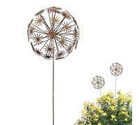 Piquets jardin Fer Rustique Résistant Aux Intempéries | Décor Métallique Floral Pour Jardin Pour clôture, patio, porche, pelouse, , sentier, paysage, parc, printemps, et toutes