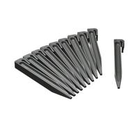 Nature 10x Chevilles d'ancrage de Jardin Gris Petit Bordure Pelouse Extérieur