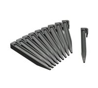 Piquets Pour Bordures De Jardin - Nature - Ancres En Polypropylene Gris - Lot De 10 Gris
