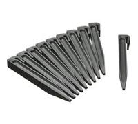 Piquets pour bordures de jardin NATURE Ancres en polypropylene Lot de 10 Gris Gris