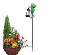 Piquets Solaires pour Jardin, Décorations Étanches Grenouilles Éclairage Solaire Extérieur, Lanternes Extérieures pour Bassin Pelouse Allée Décoration Fêtes de Pâques Noël