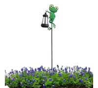Piquets Solaires pour Jardin - Grenouille Solaire Étanche,Figurines Lumineuses Extérieur pour Pelouse Décoration Aquatique Famille