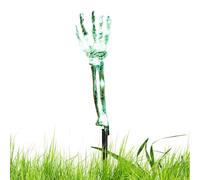 Piquets squelette - Décorations d'Halloween d'extérieur - Lumières solaires fantômes pour cimetière fantôme pour sol effrayant, jardin, allée, décoration de pelouse