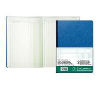EXACOMPTA Piqûre 32x25cm à tête paresseuse 8 colonnes 31 lignes 80pages