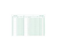 Piqûre Exacompta Journal de caisse ou de Banque 9D/4C 32x25cm vertical 80p