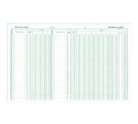 EXACOMPTA Piqûre 32x25 Journal de caisse ou banque 9 débit - 4 credit 80 pages