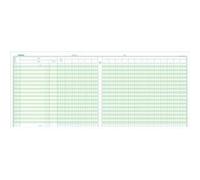 Piqûre Exacompta Ventes 32x25cm vertical 7 colonnes/1 page 33 lignes 80p G