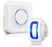 PIR Détecteur de Mouvement Alarme Wireless Système d'Alarme de Sécurité 110 DB Capteur de Mouvement Infrarouge Anti-vol à l'intérieur 150 M Sonnette sans Fil pour Maison, Camping-Car, Garage, Magasin