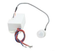 PIR Détecteur de mouvement Interrupteur 120° Capteur de plafond infrarouge 500 W 86-220 V Réglable pour escaliers couloir salle de bain Lumière automatique