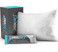 PIRABADI Oreiller Ergonomique 50x70 Coussin Premium A MÉMOIRE DE Forme | Remplissage avec Mousse | SOULAGE Les DOULEURS DORSALES & Cervicales | Orthopédique & Anti Ronflement | Marque 100% FRANÇAISE