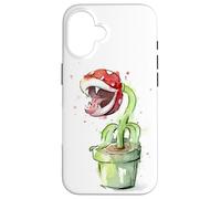 Piranha Plant Retro Video Game Art Coque pour iPhone 16