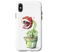 Piranha Plant Retro Video Game Art Coque pour iPhone X/XS