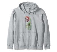 Piranha Plant Retro Video Game Art Sweat à Capuche